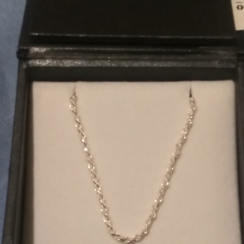 ✨NEW✨ 💎Cut 20" Silver Rope Chain  925s Italy